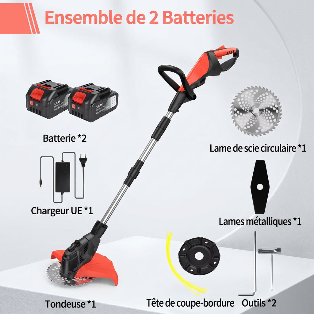 Coupe-Bordure Sans Fil 1500W