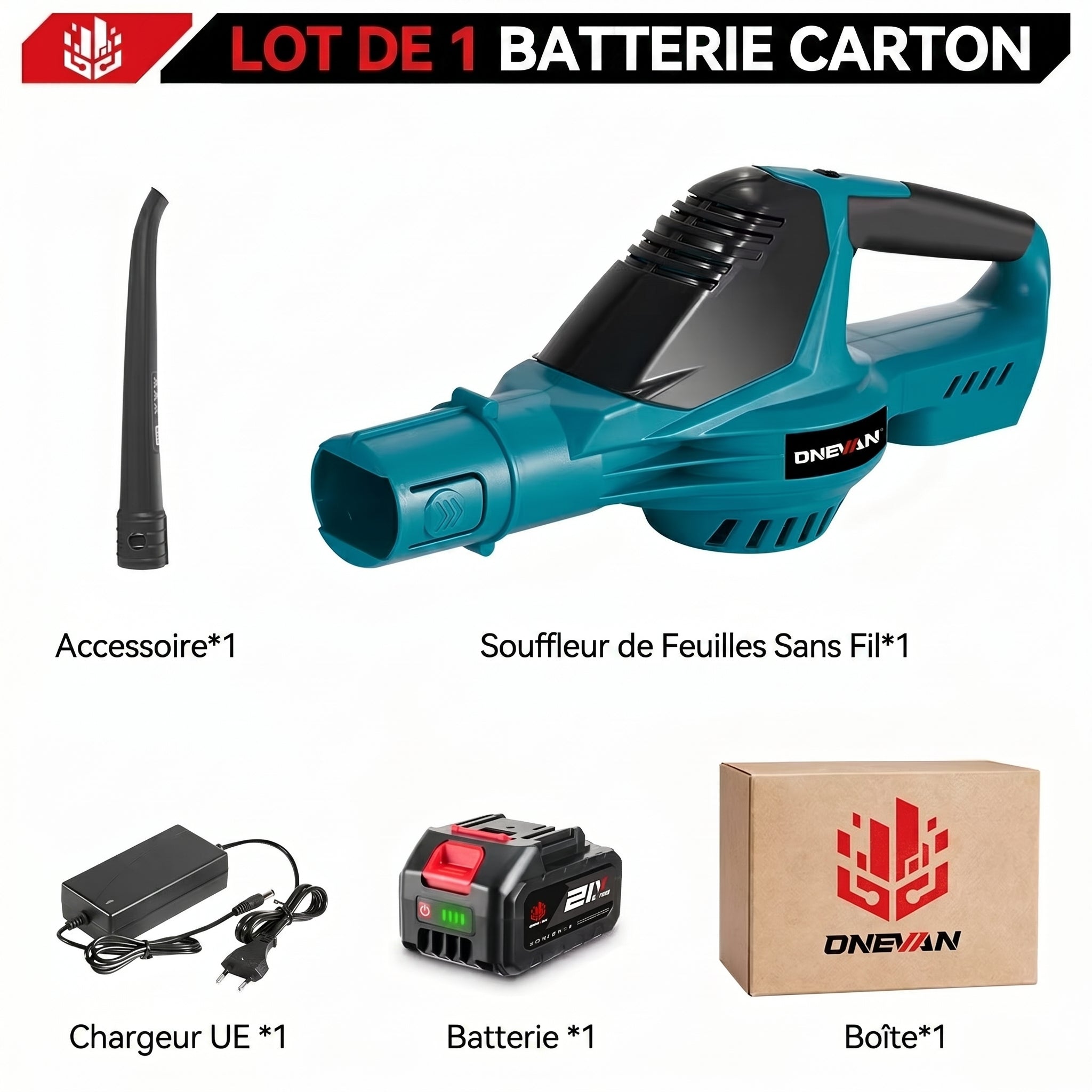 Souffleur Sans Fil 5500W