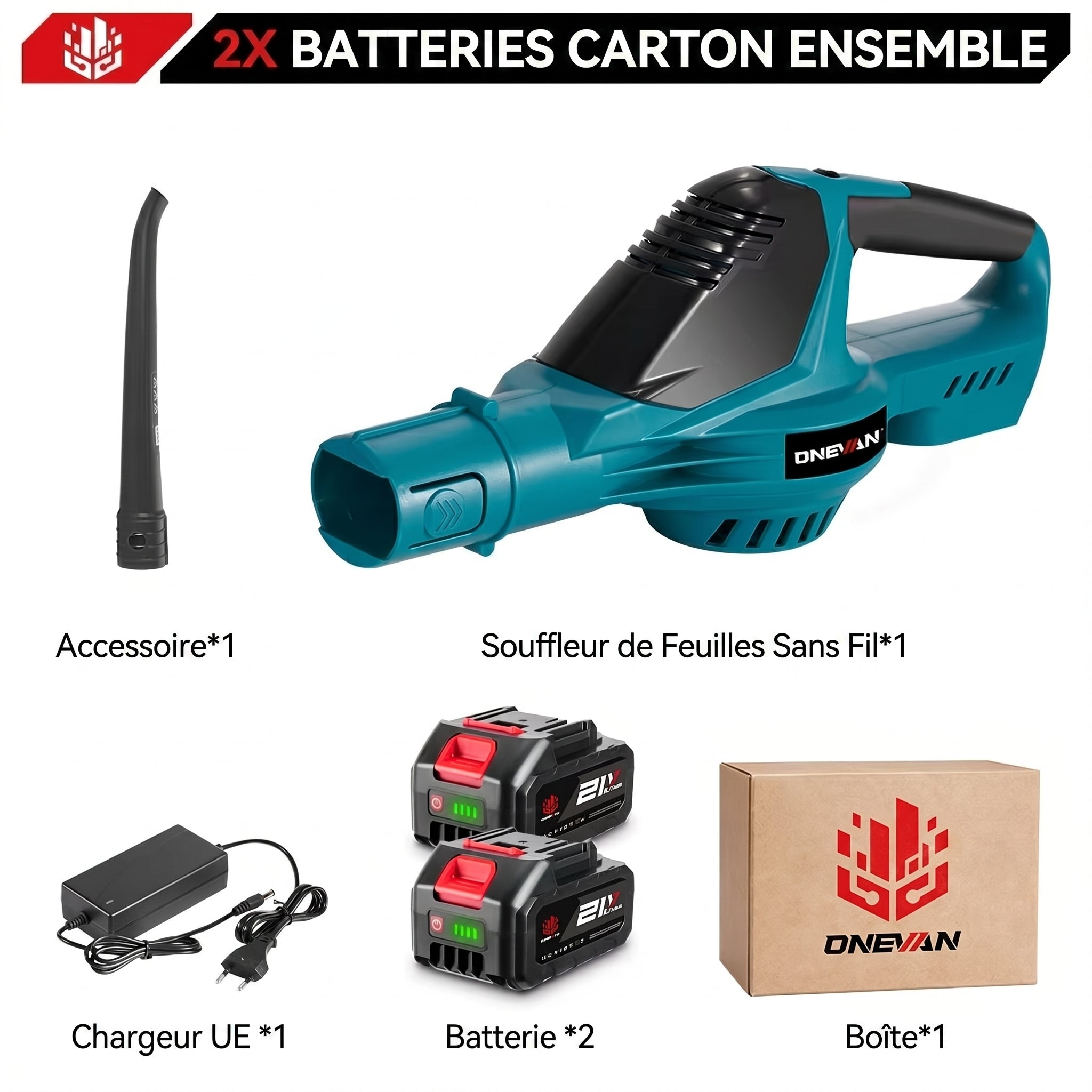 Souffleur Sans Fil 5500W