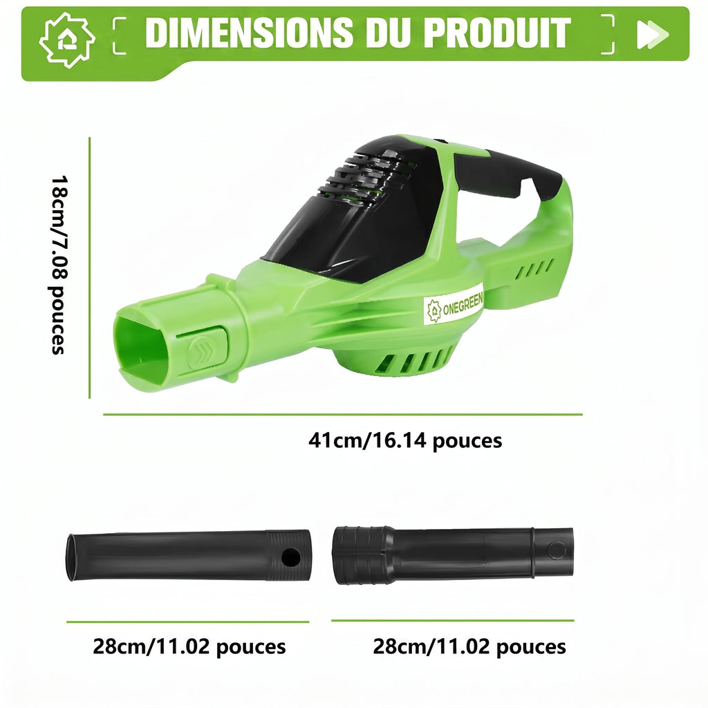 Souffleur Sans Fil 2-en-1 5500W