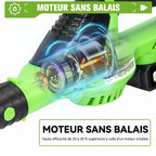 Souffleur Sans Fil 2-en-1 5500W
