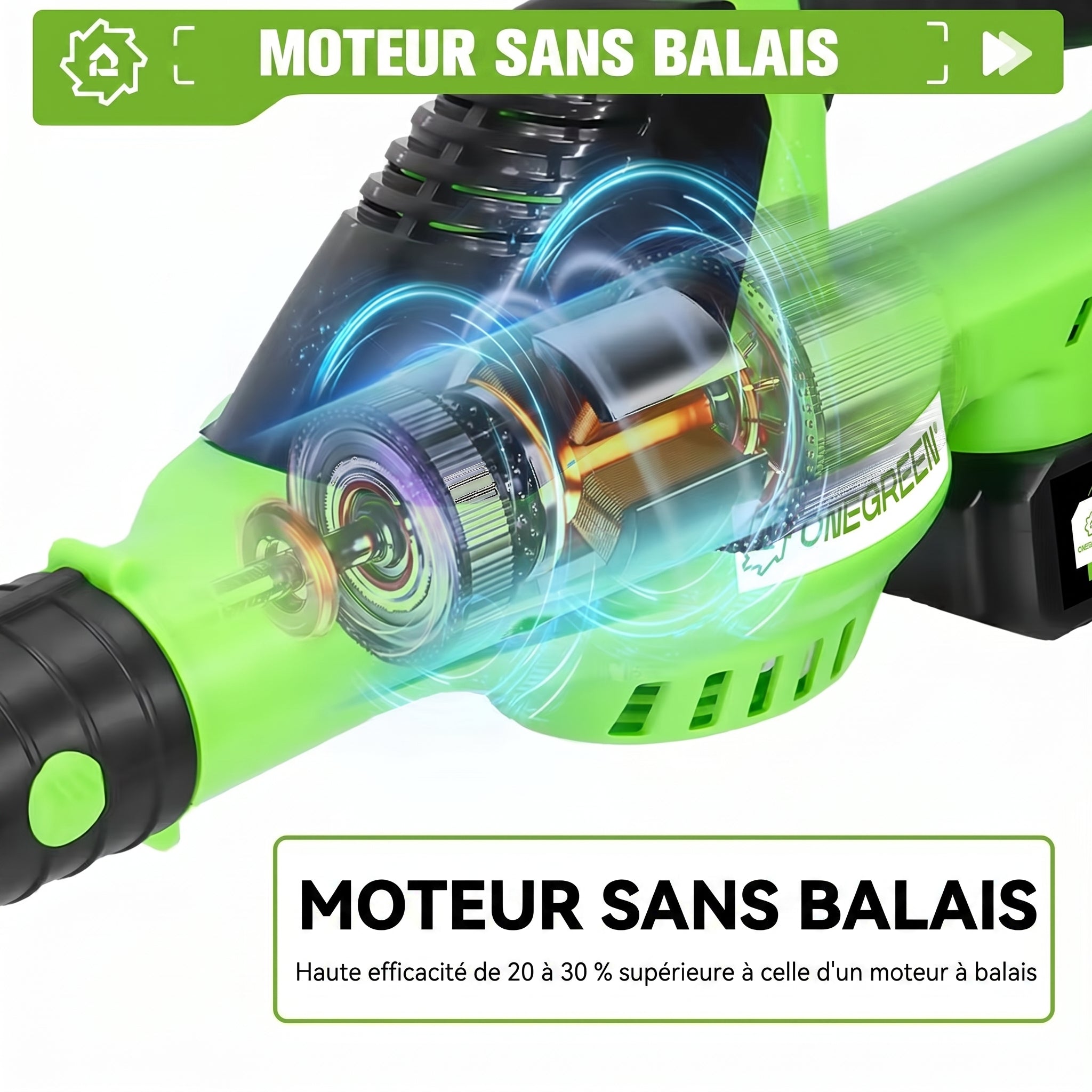 Souffleur Sans Fil 2-en-1 5500W