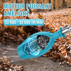Souffleur de feuilles électrique sans fil 2500W