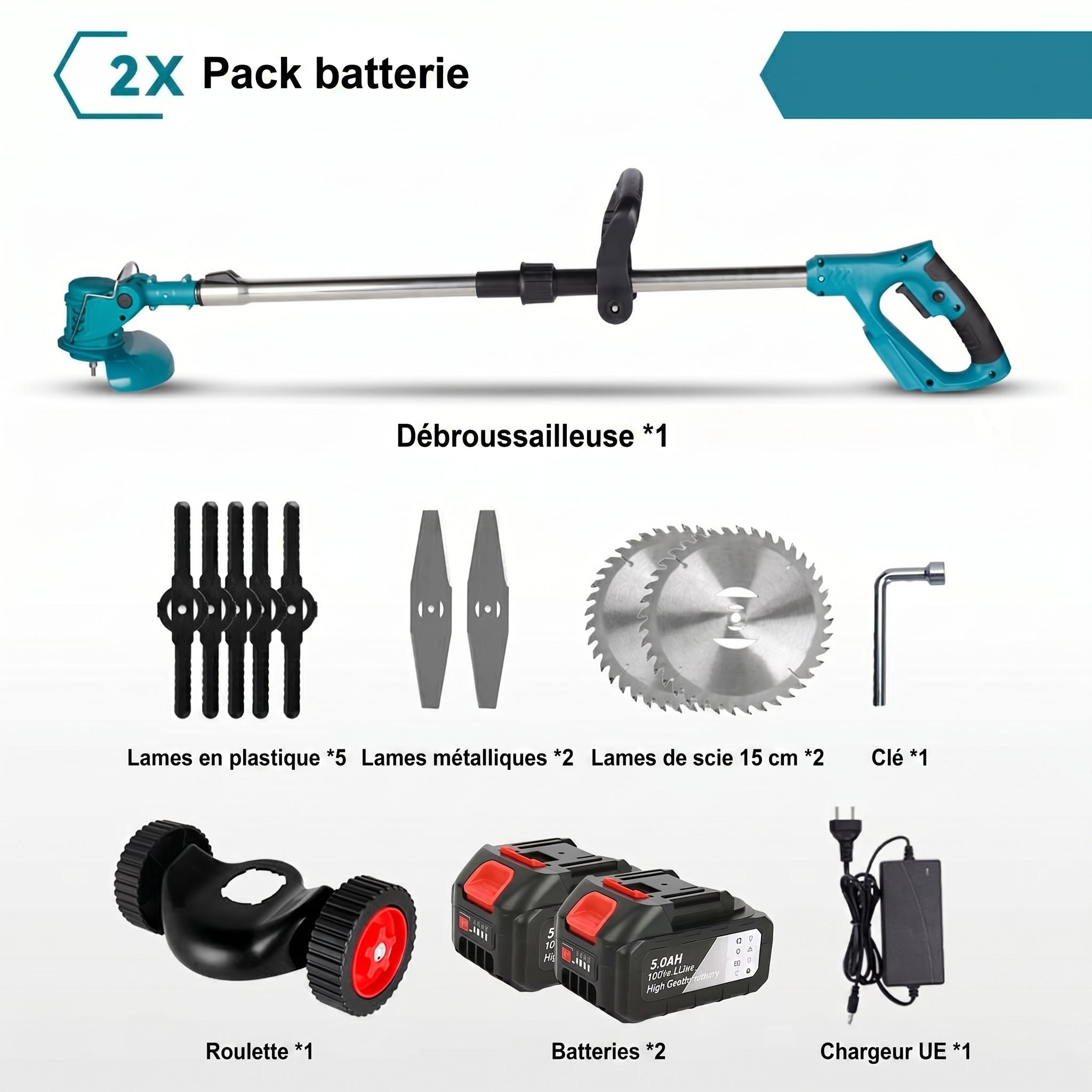 Tondeuse à gazon 1500W