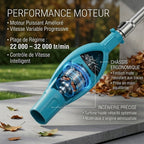 Souffleur de feuilles électrique sans fil 2500W - VERDAGREEN
