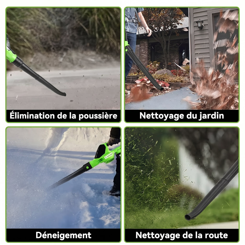 Souffleur Sans Fil 2-en-1 5500W - VERDAGREEN