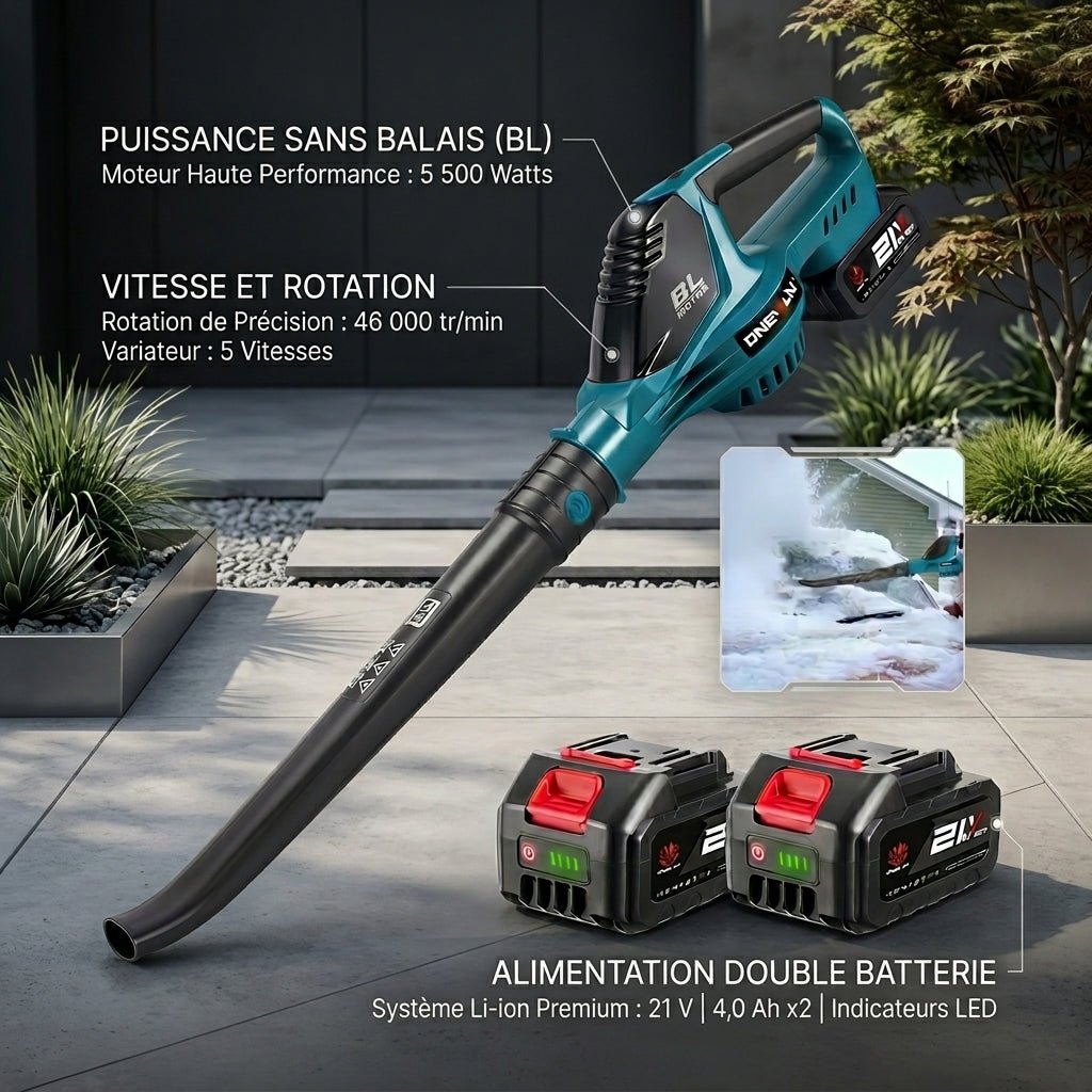 Souffleur Sans Fil 5500W - VERDAGREEN