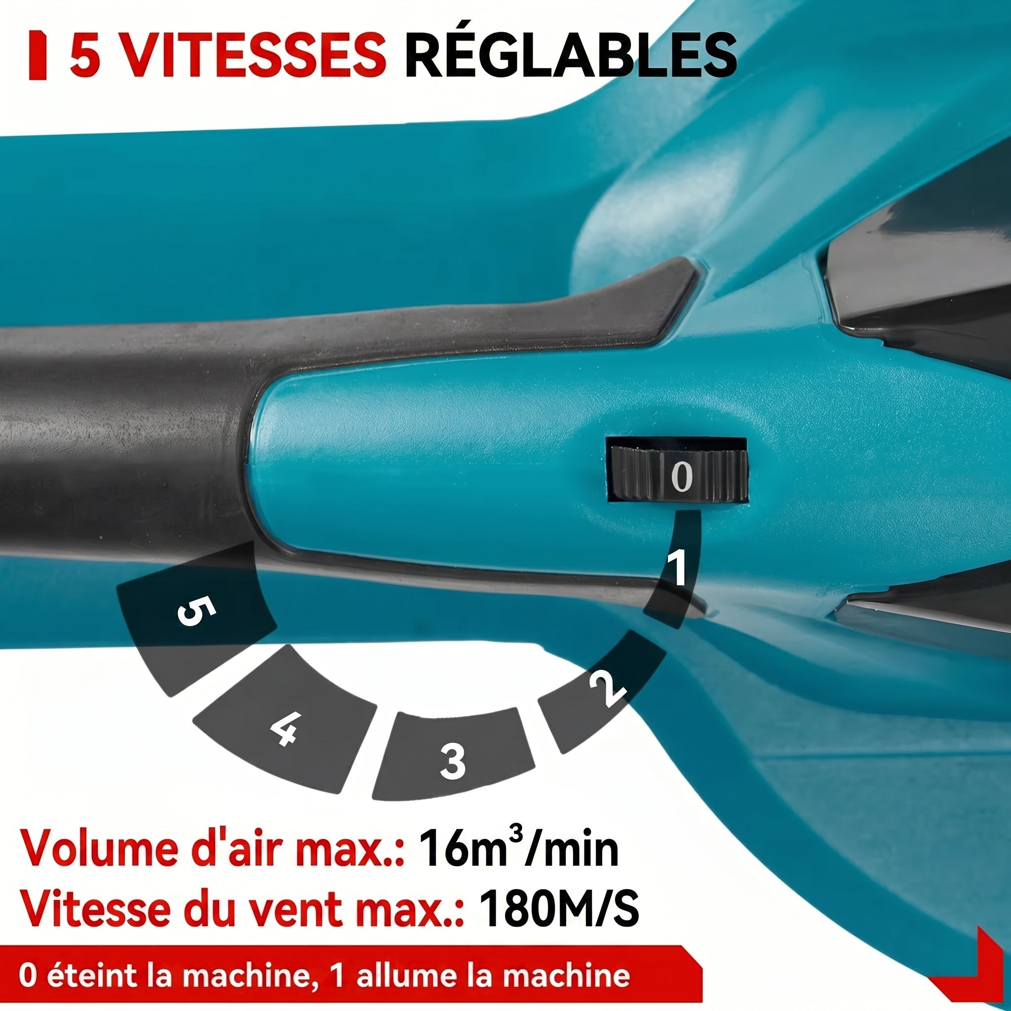 Souffleur Sans Fil 5500W - VERDAGREEN