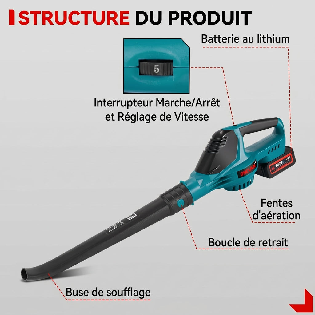 Souffleur Sans Fil 5500W - VERDAGREEN