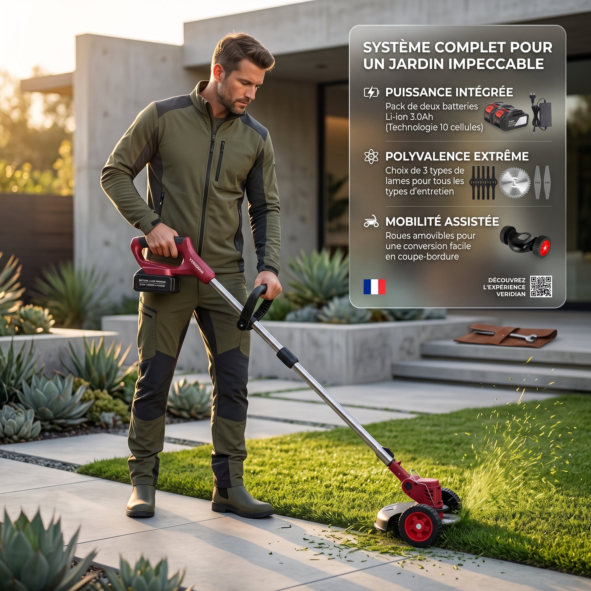 Tondeuse à gazon 1500W - VERDAGREEN